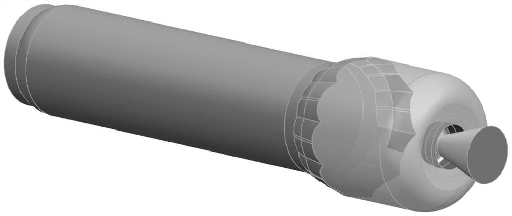 Two-phase flow simulation method of solid rocket engine under flight overload