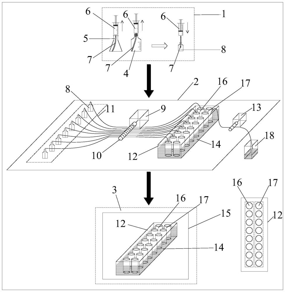 Preparation system of mine microorganism mineralized filling