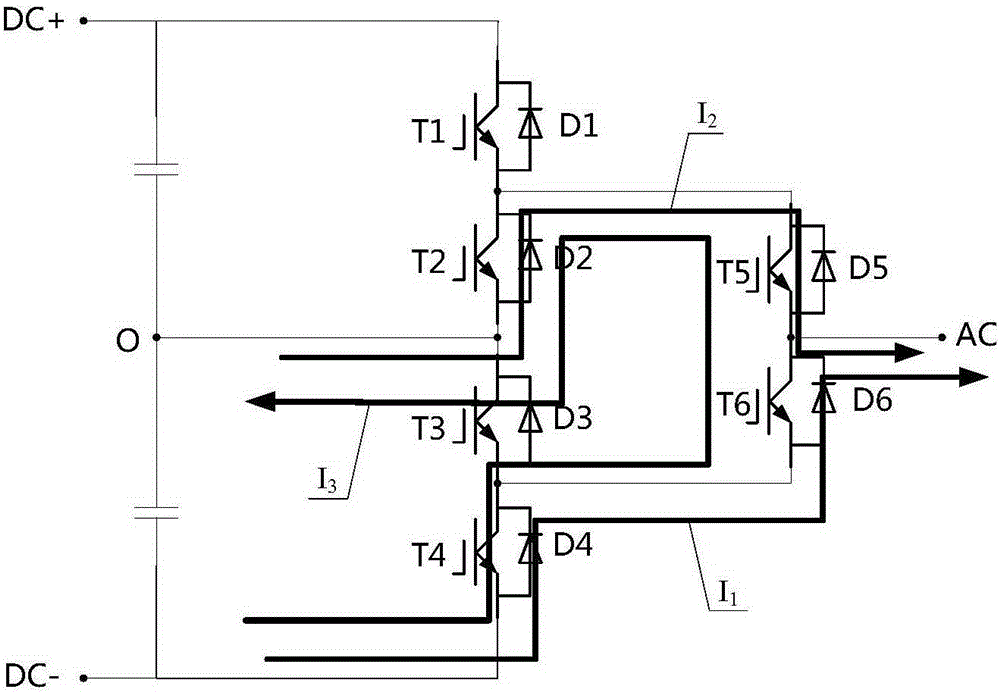 ANPC type three-level inverter, modulation method and electrical equipment