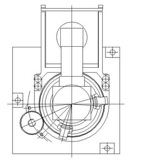 Zooming camera lens matched with 3CCD (Charge-Coupled Device) camera