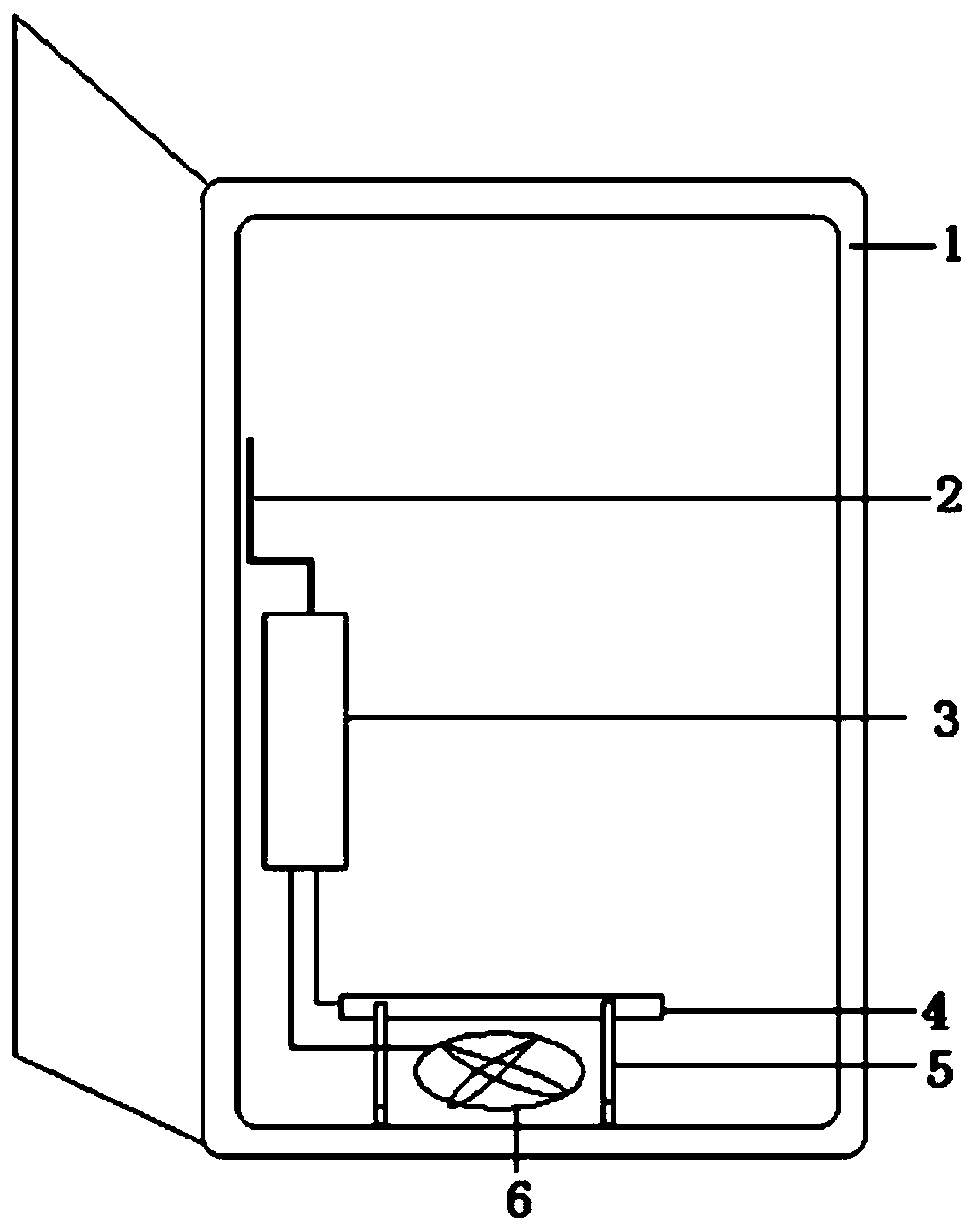 Device used for terminal box dehumidifying and heating