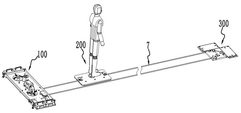 Driving device with belt take-up function and belt take-up method