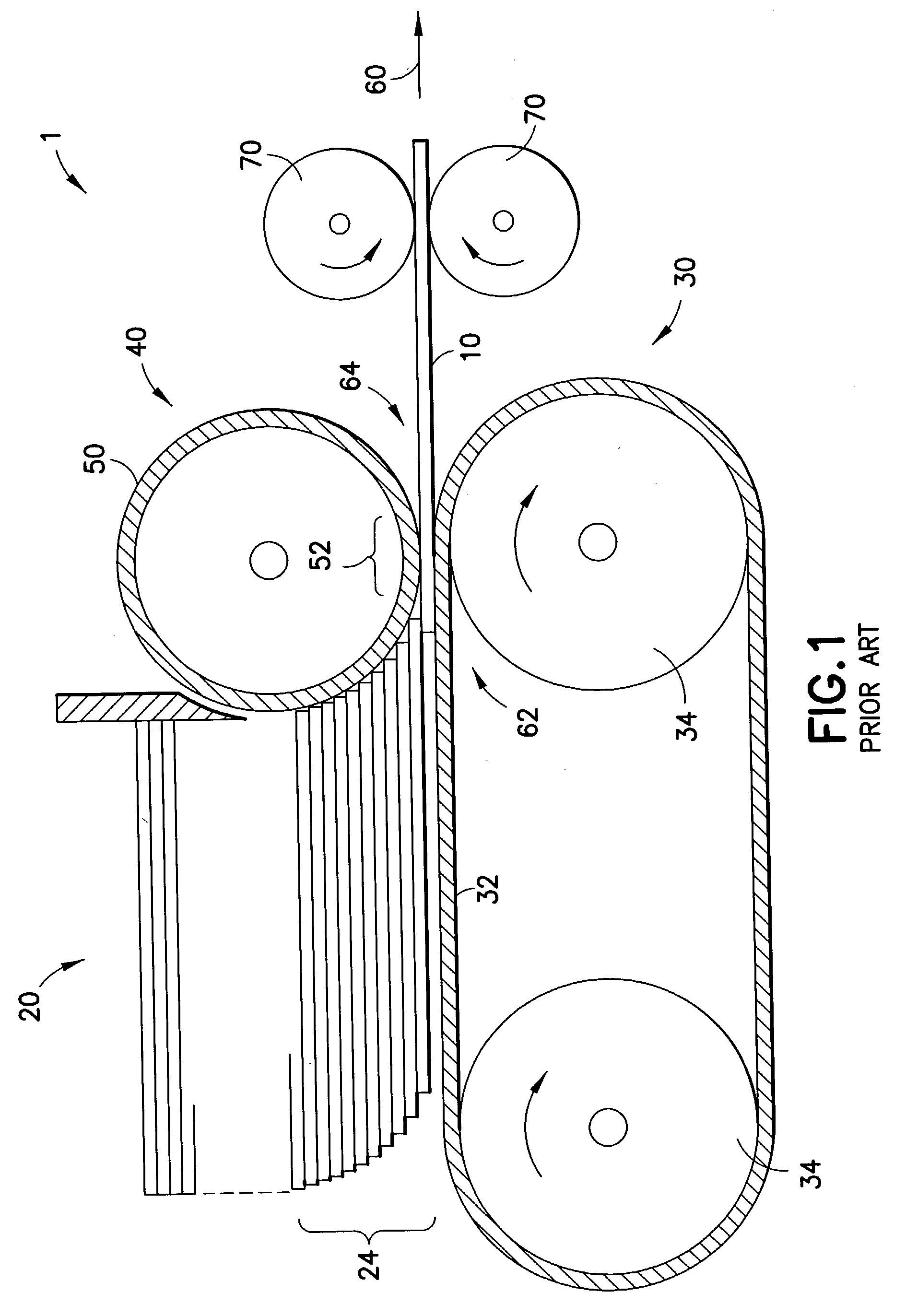 Method of improving retard mechanism in friction feeders