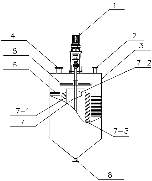 Continuous straw feeding device with crushing and blending function