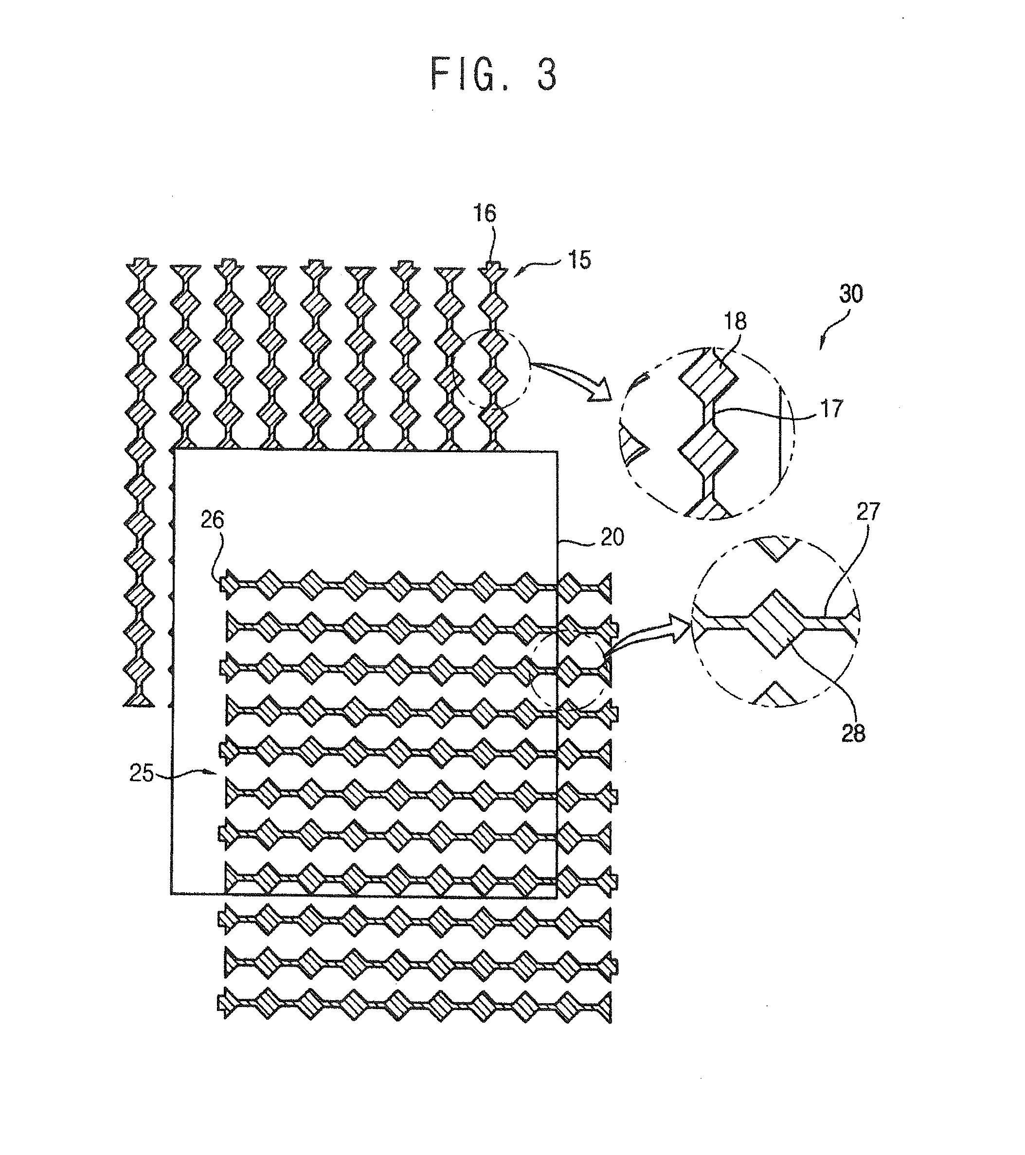 Touch panels and display devices having touch panels