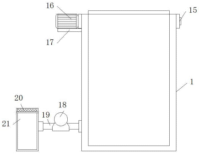 Sewage treatment device used in steel cable steel wire production