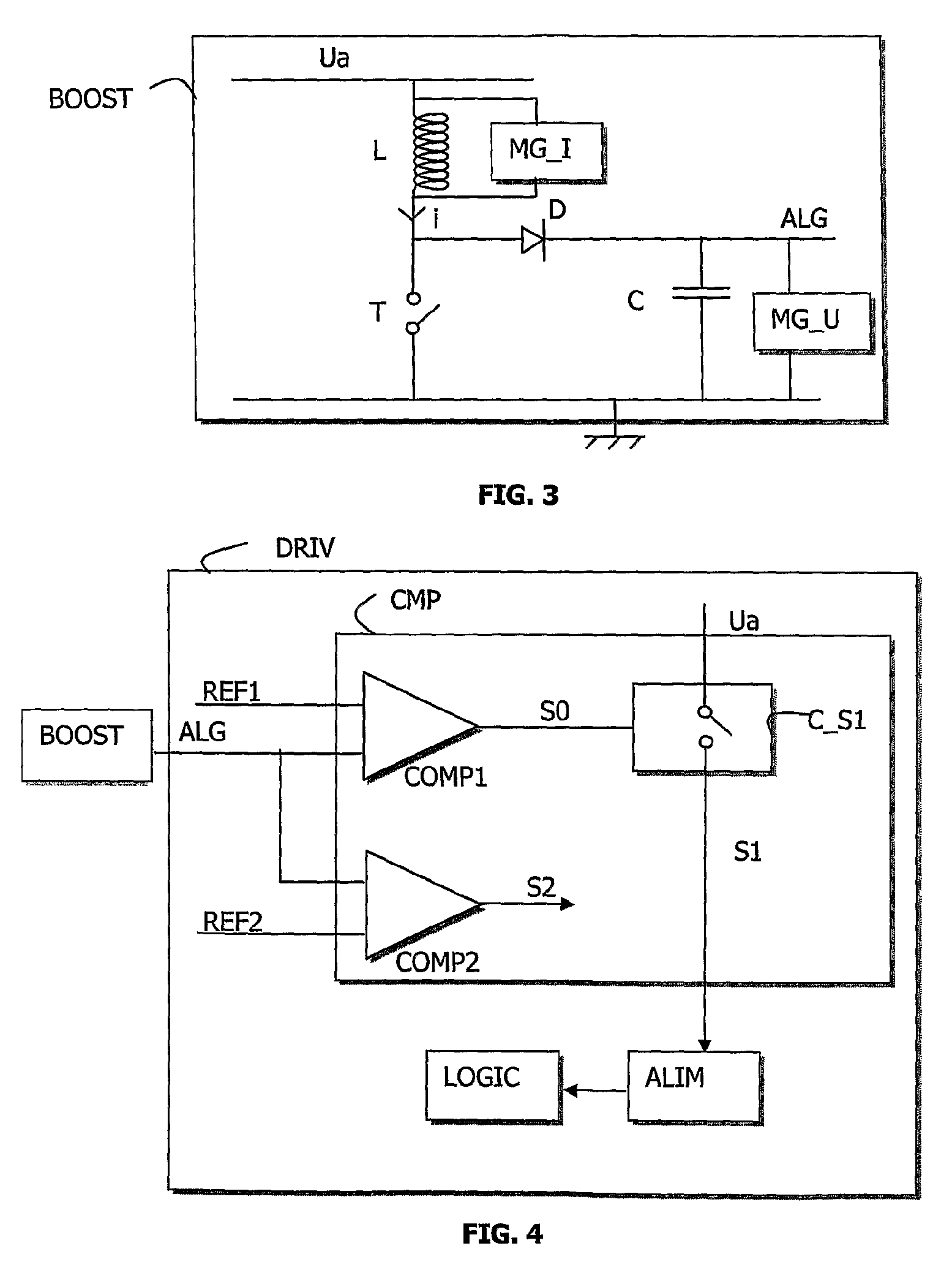 Control and power device for a rotating electrical machine