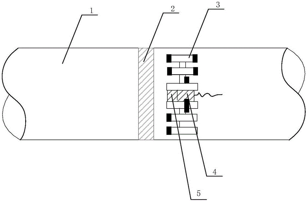 Detection method for weld joint defect of thick-wall small-diameter tube