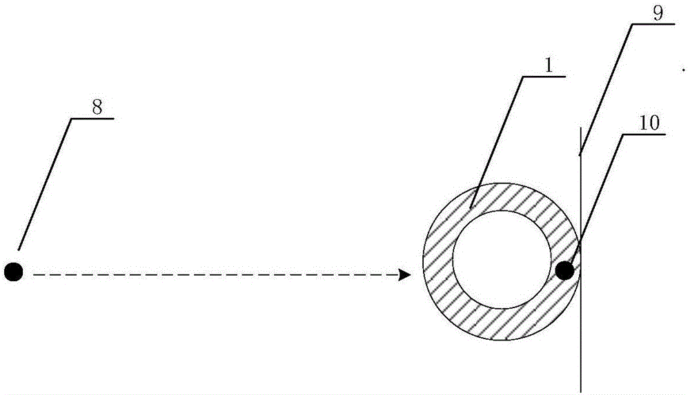 Detection method for weld joint defect of thick-wall small-diameter tube