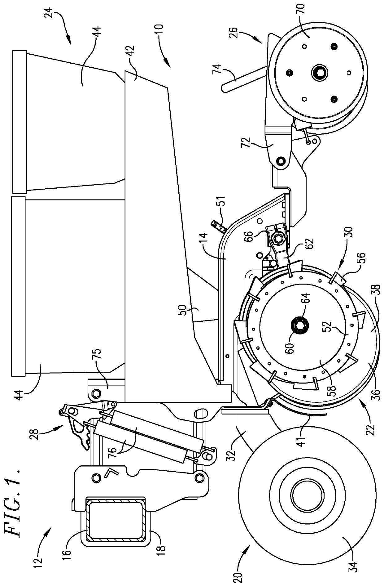 Gauge wheel cover crop crimper