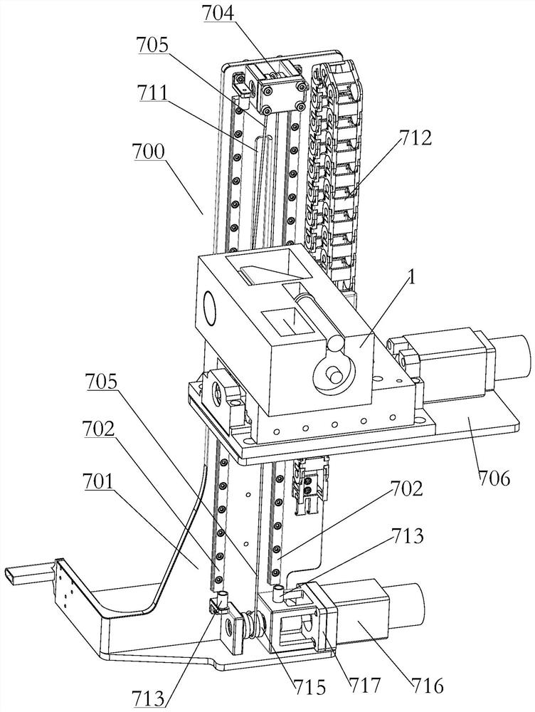 A wire rope drive mechanism and exposure platform for optical inspection of materials outside the cabin