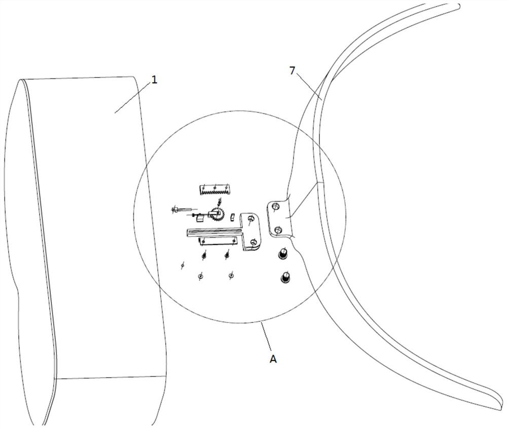 Head-mounted device and adjusting module thereof