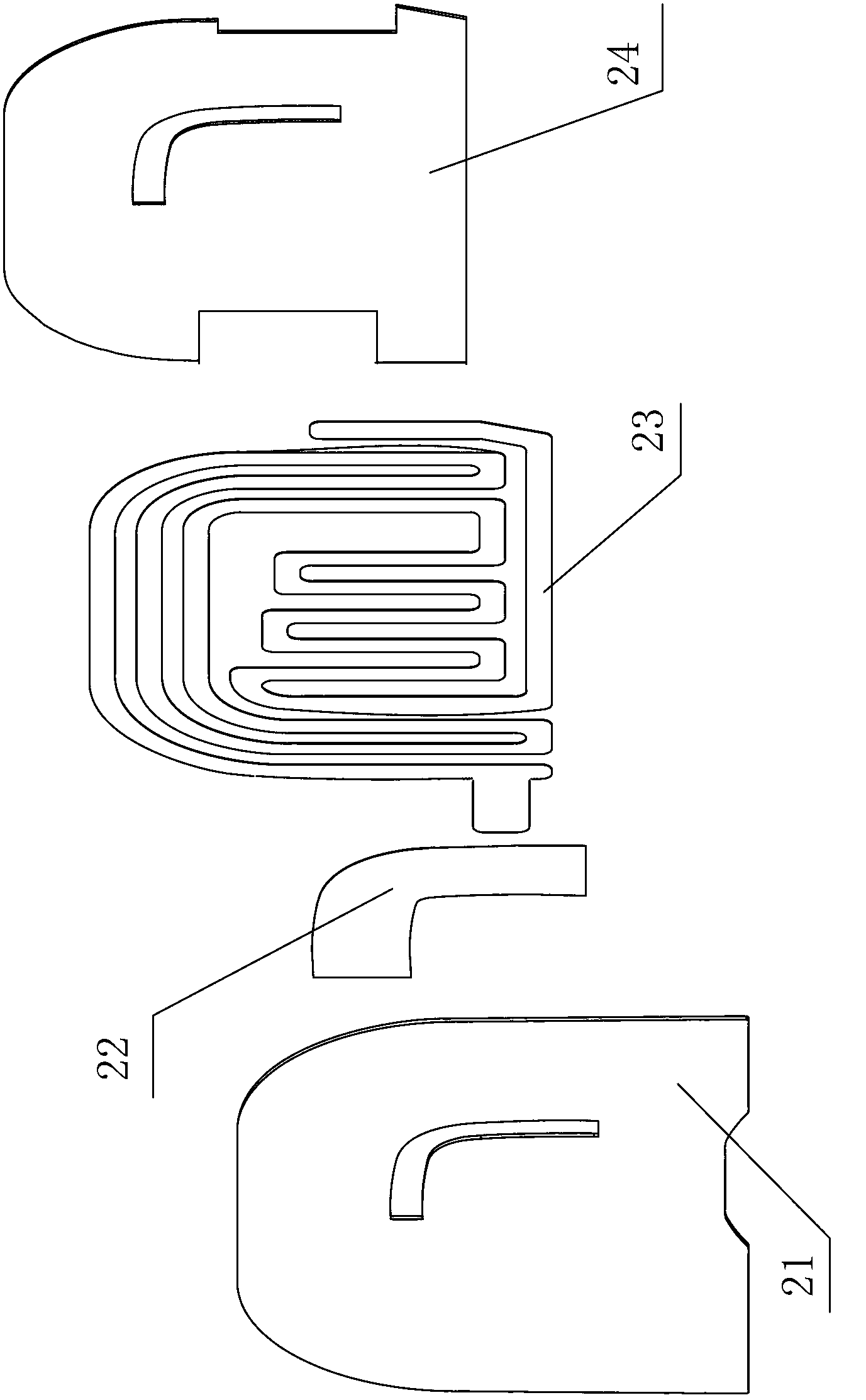 Preparation method of copper foil antenna