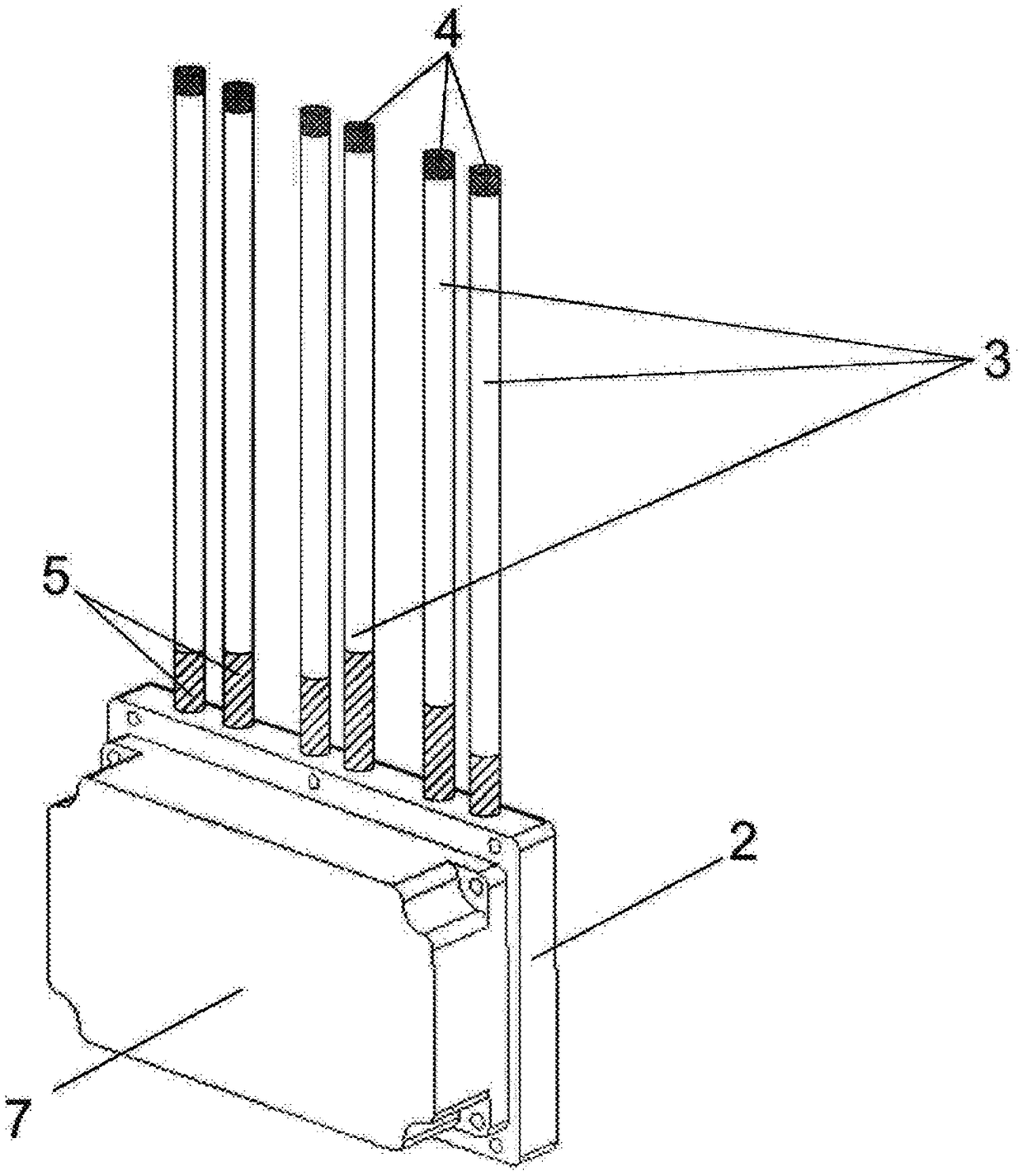 Refrigeration device for a power converter