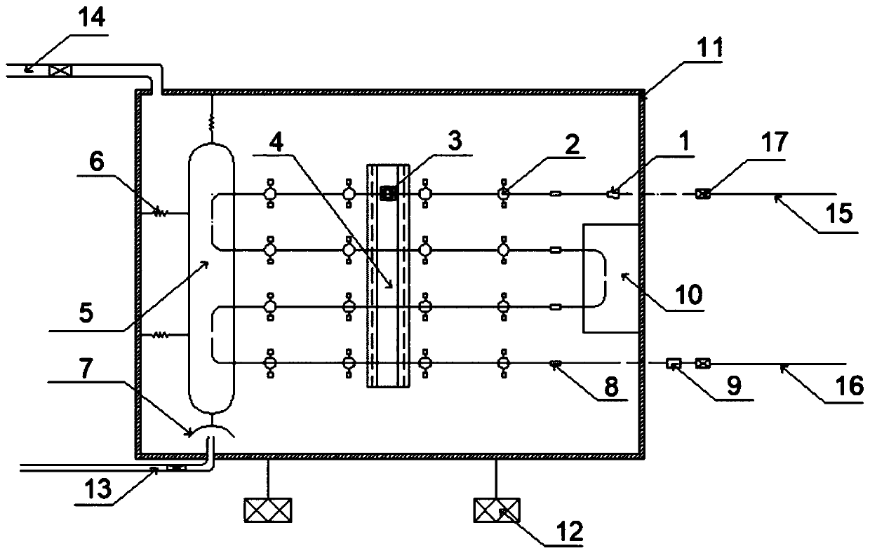 Heat exchange device based on vibration enhanced heat exchange and heat exchange device set