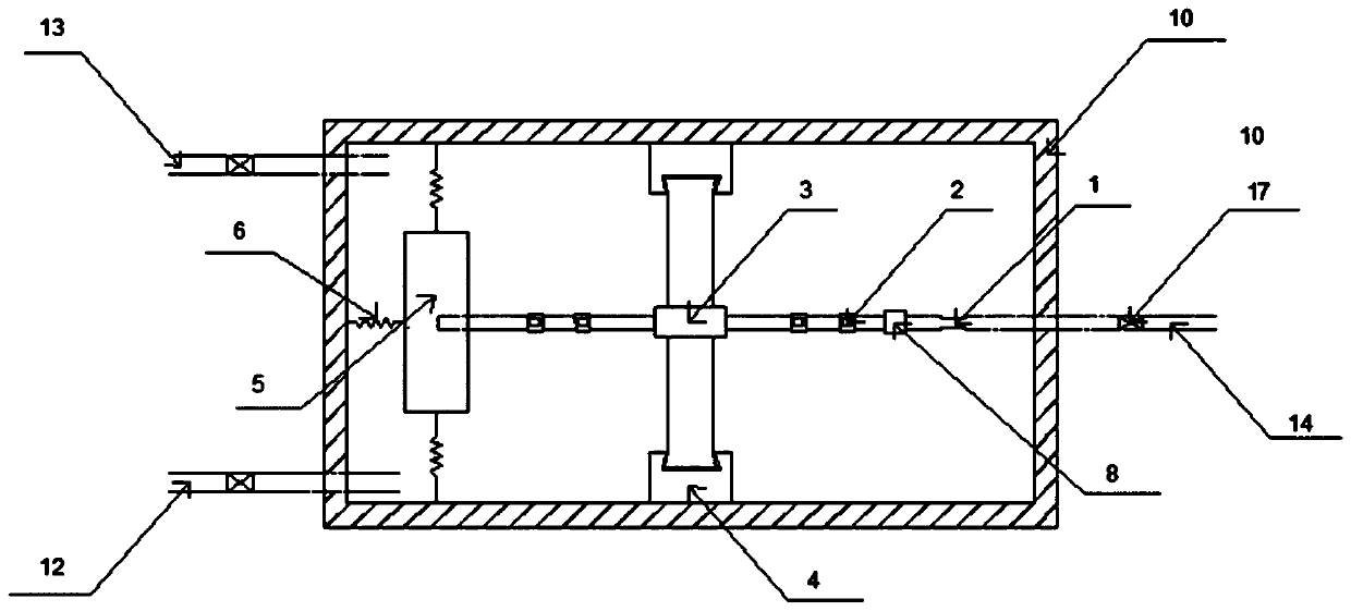 Heat exchange device based on vibration enhanced heat exchange and heat exchange device set