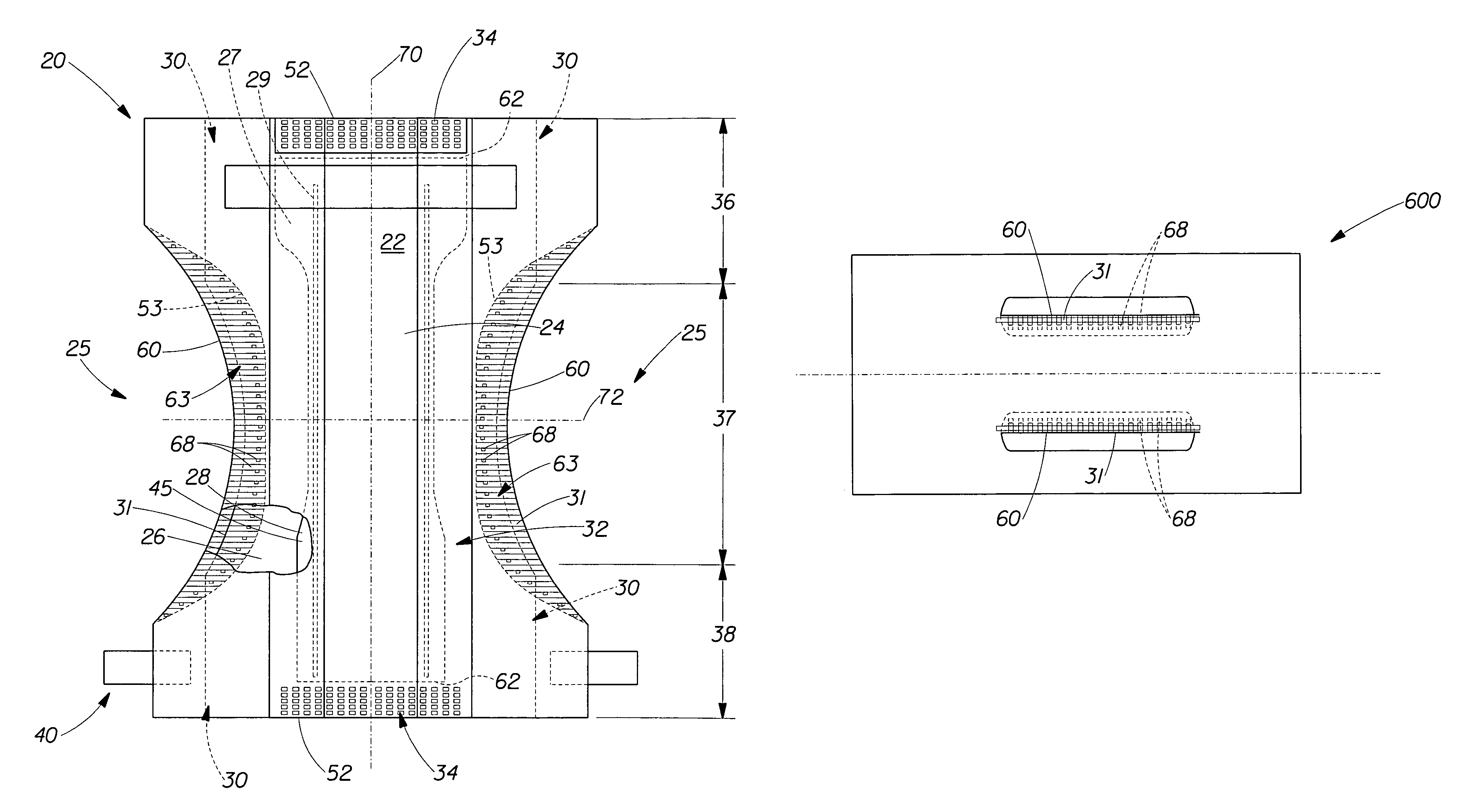 Method of making an edge fold having substantially uniform gathers for absorbent article