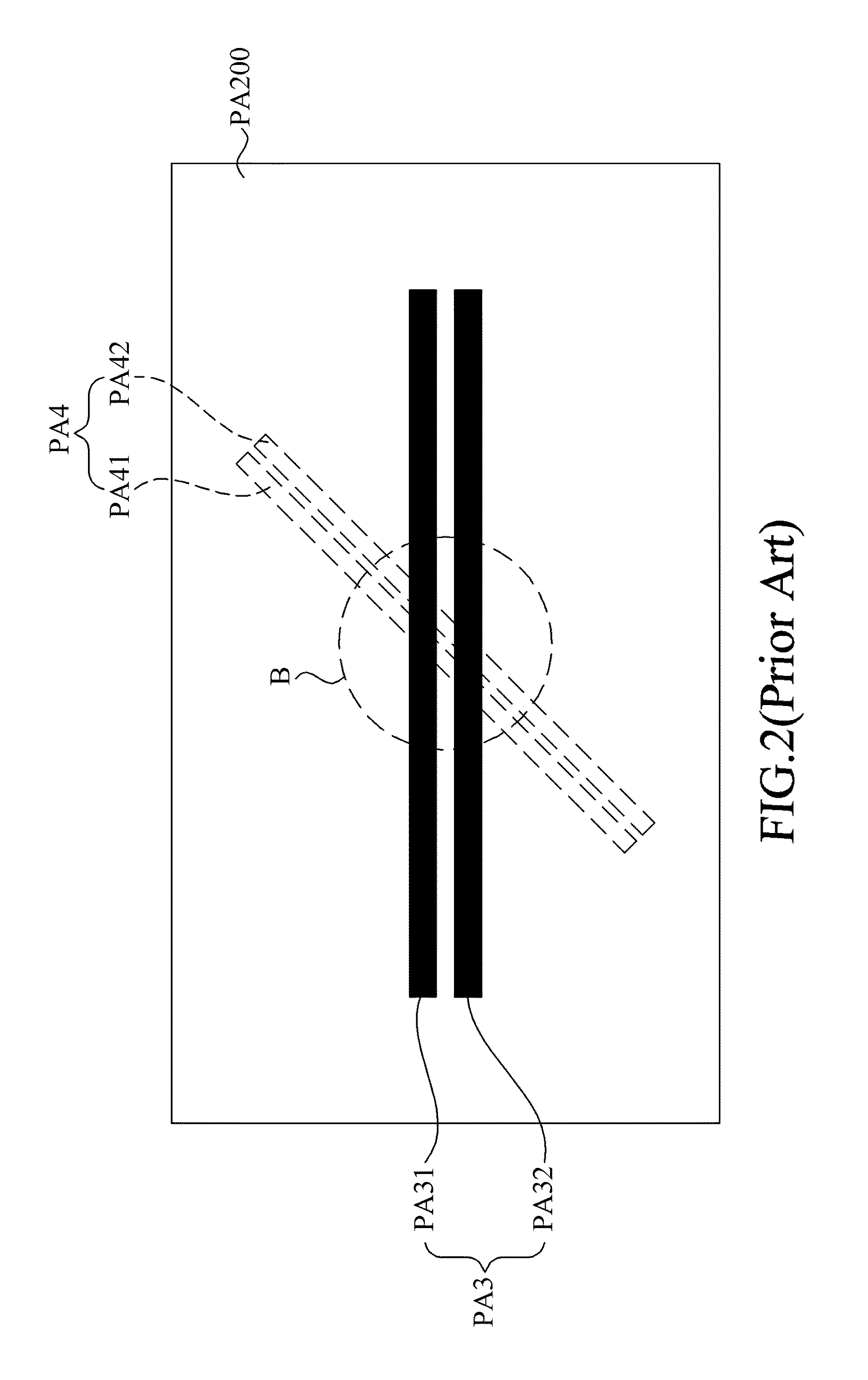 Transmission line structure