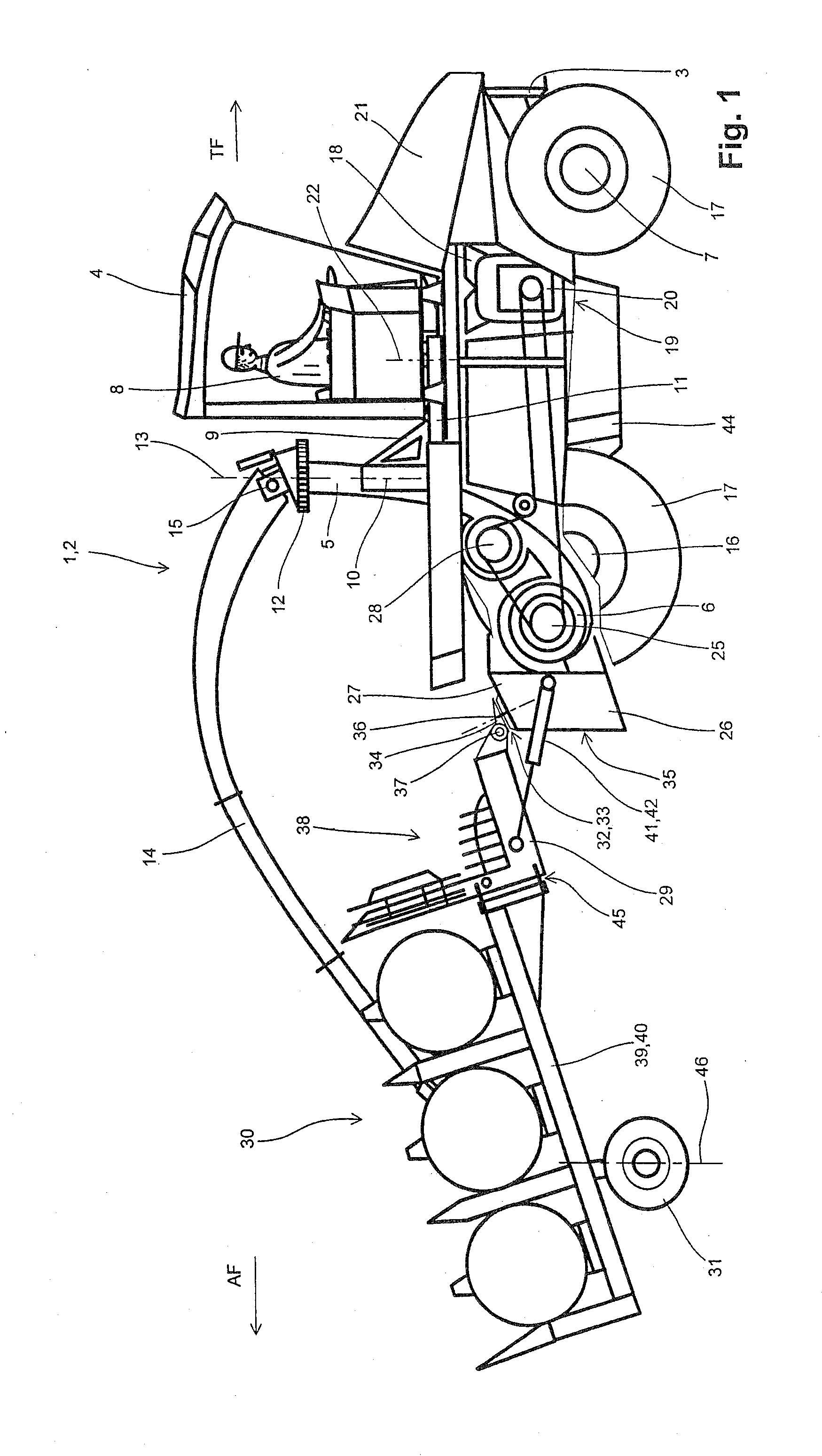 Agricultural carrier vehicle