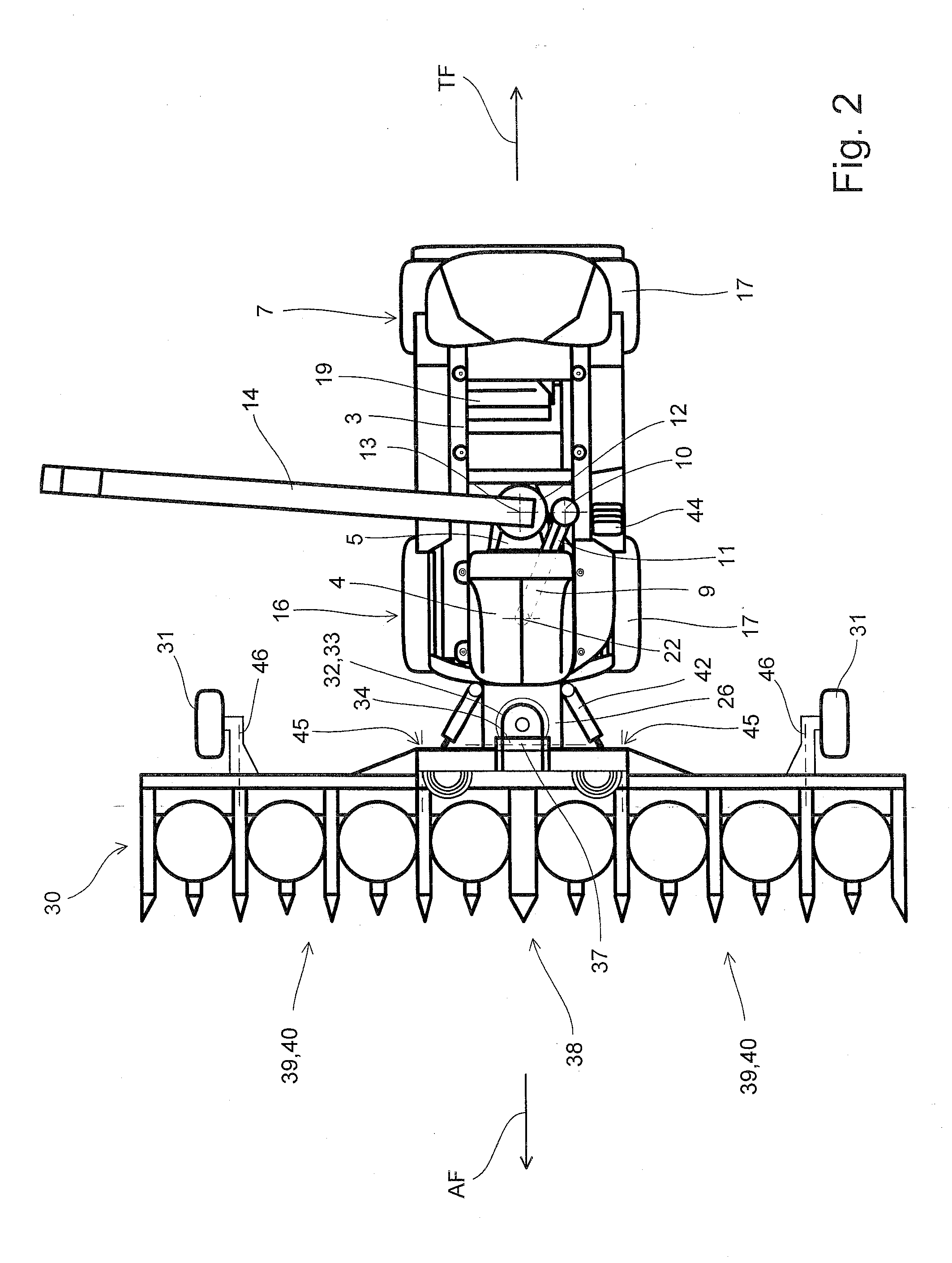 Agricultural carrier vehicle