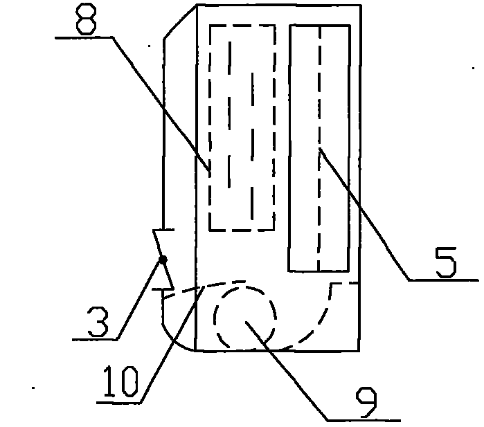 High-comfort-degree secondary return air room air conditioner with supply air temperature adjustable