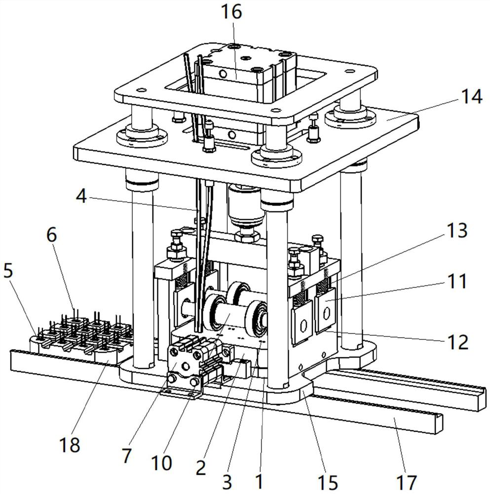 Ceramic atomization core cutting and wire loading mechanism