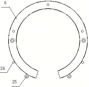 Automatic winding and forming device of tank and forming method