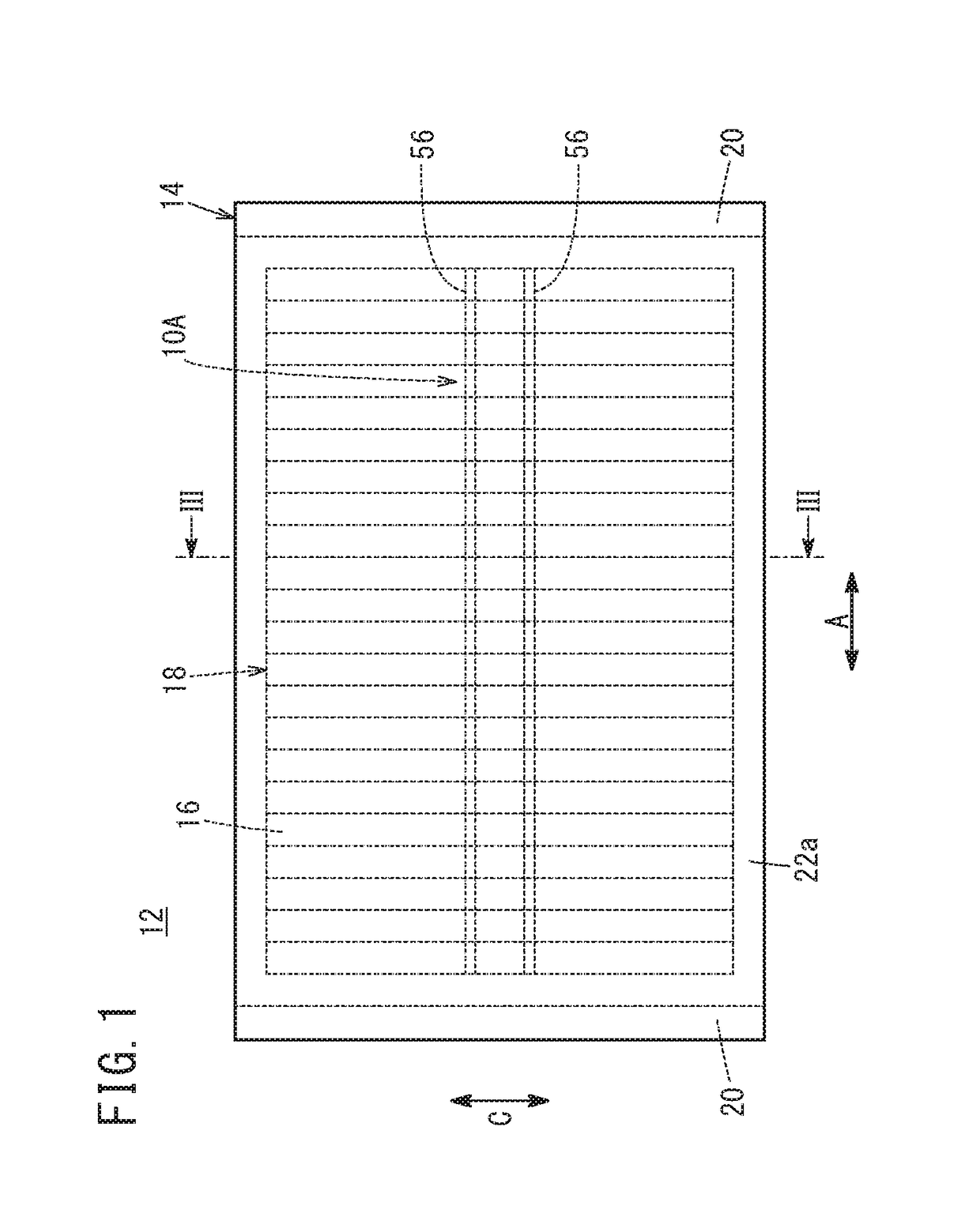 Separator supporting structure