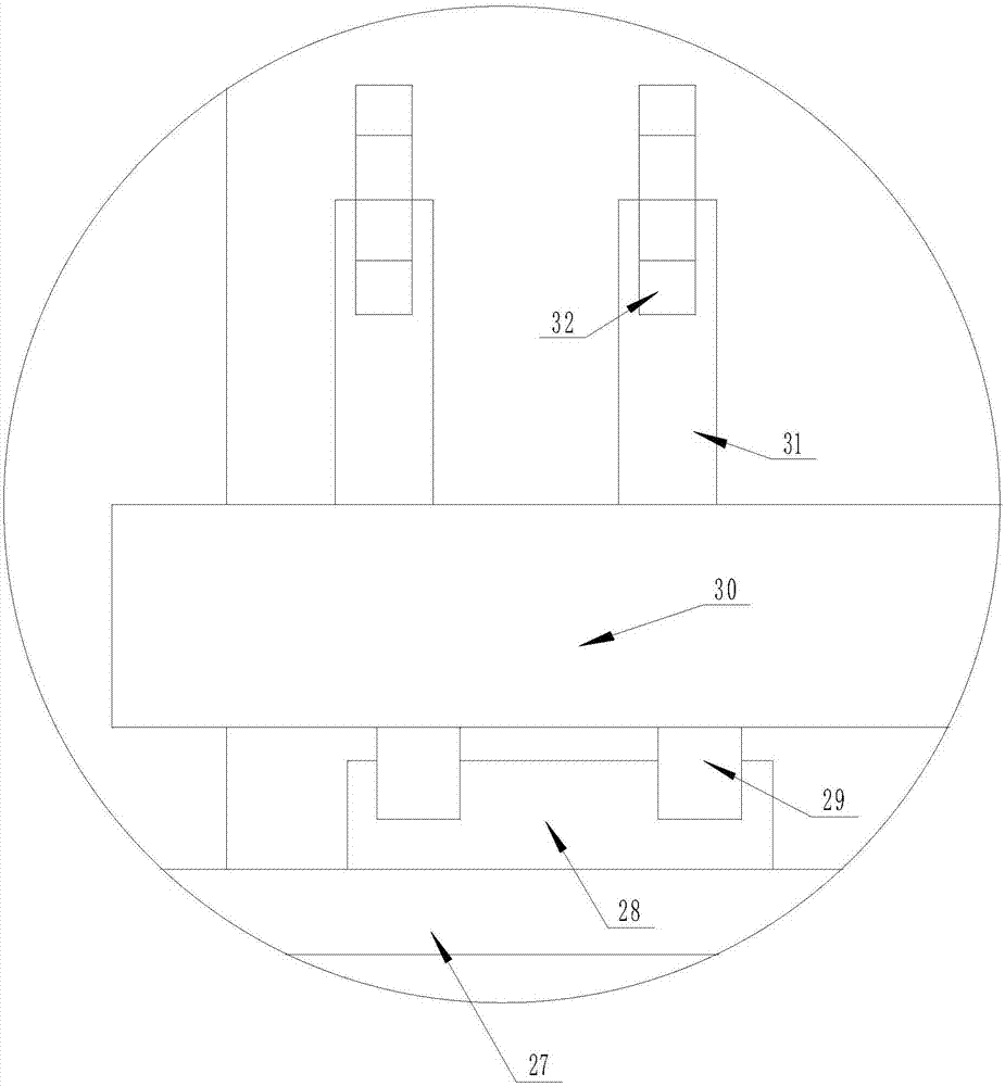 Automatic feeding flour mixing device