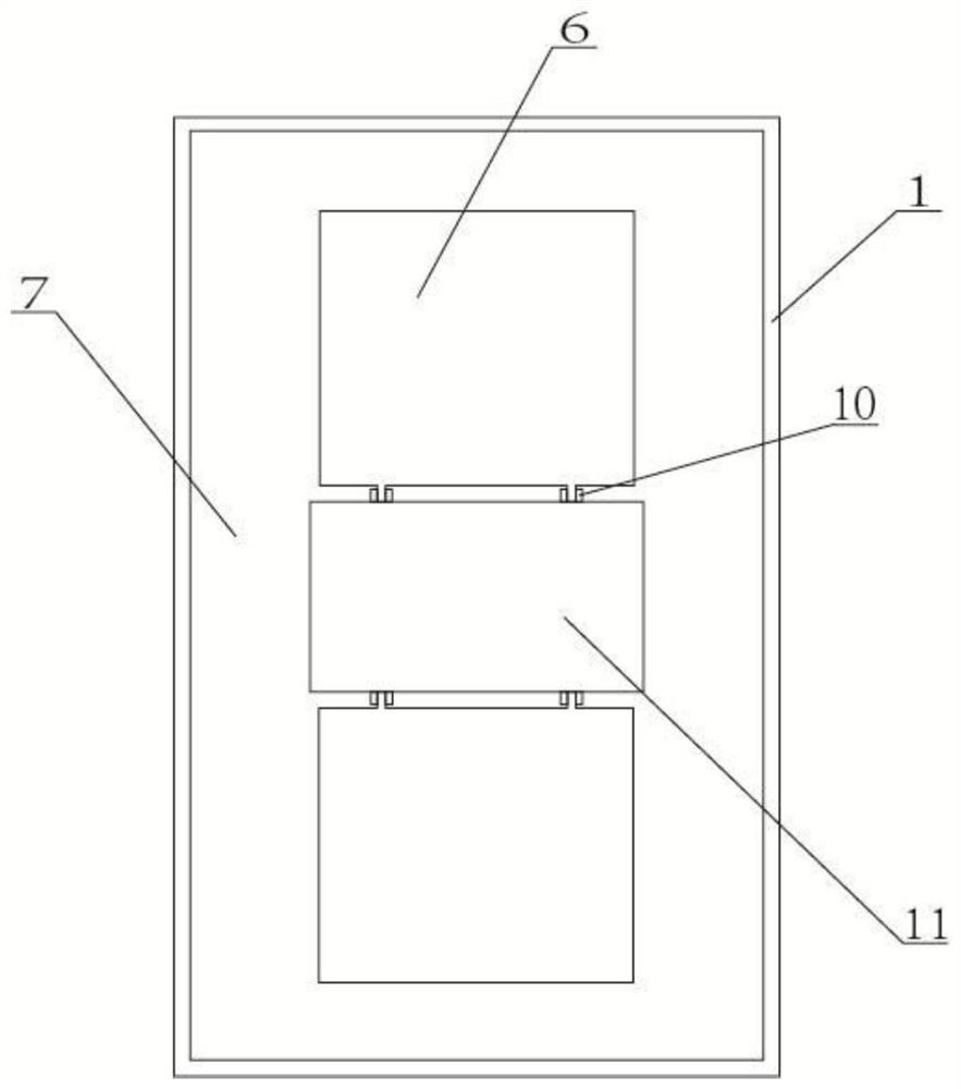 Viscous damper comprising swingable umbrella type blades