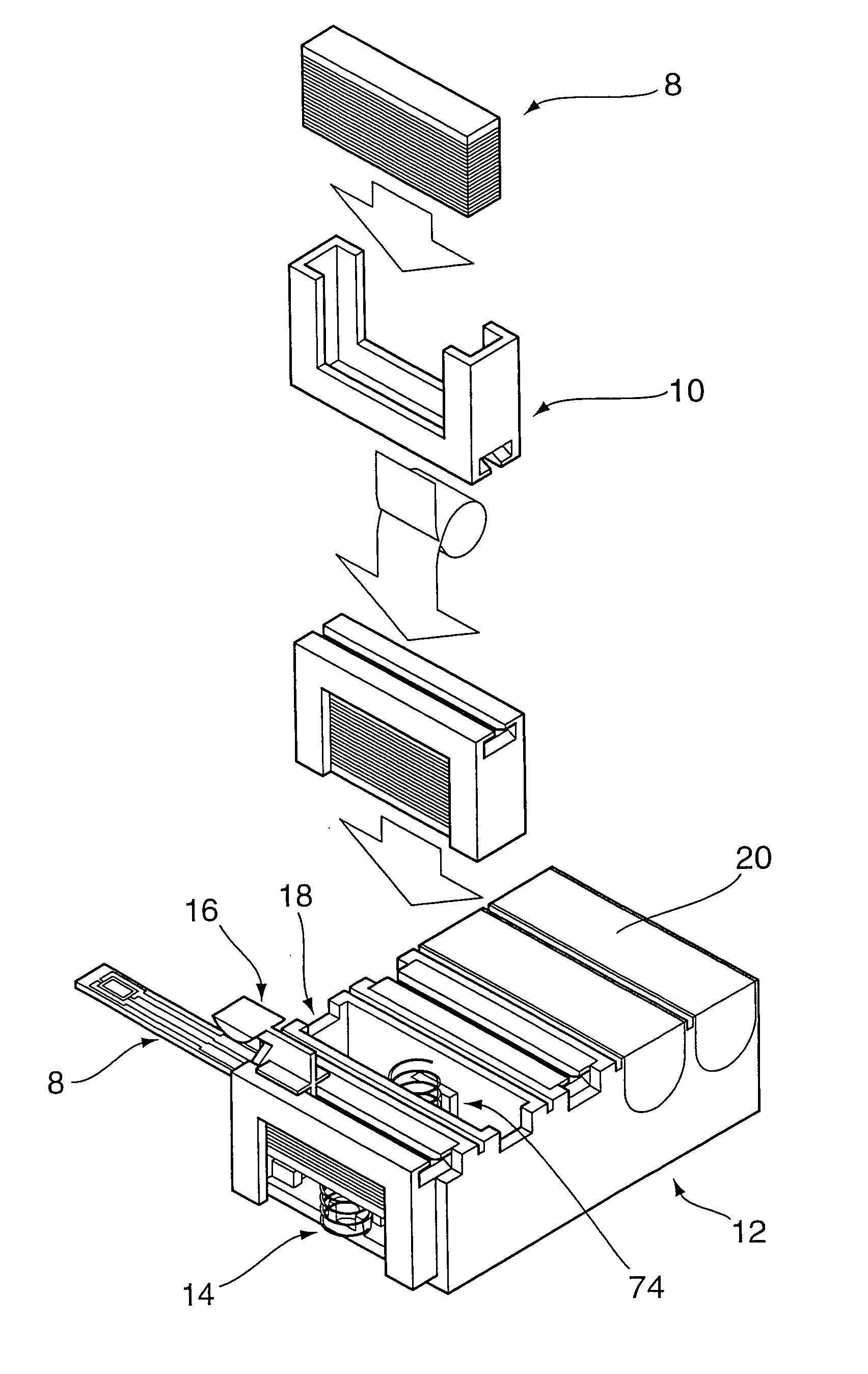 Test device for analyzing blood glucose or other analytes in bodily fluids