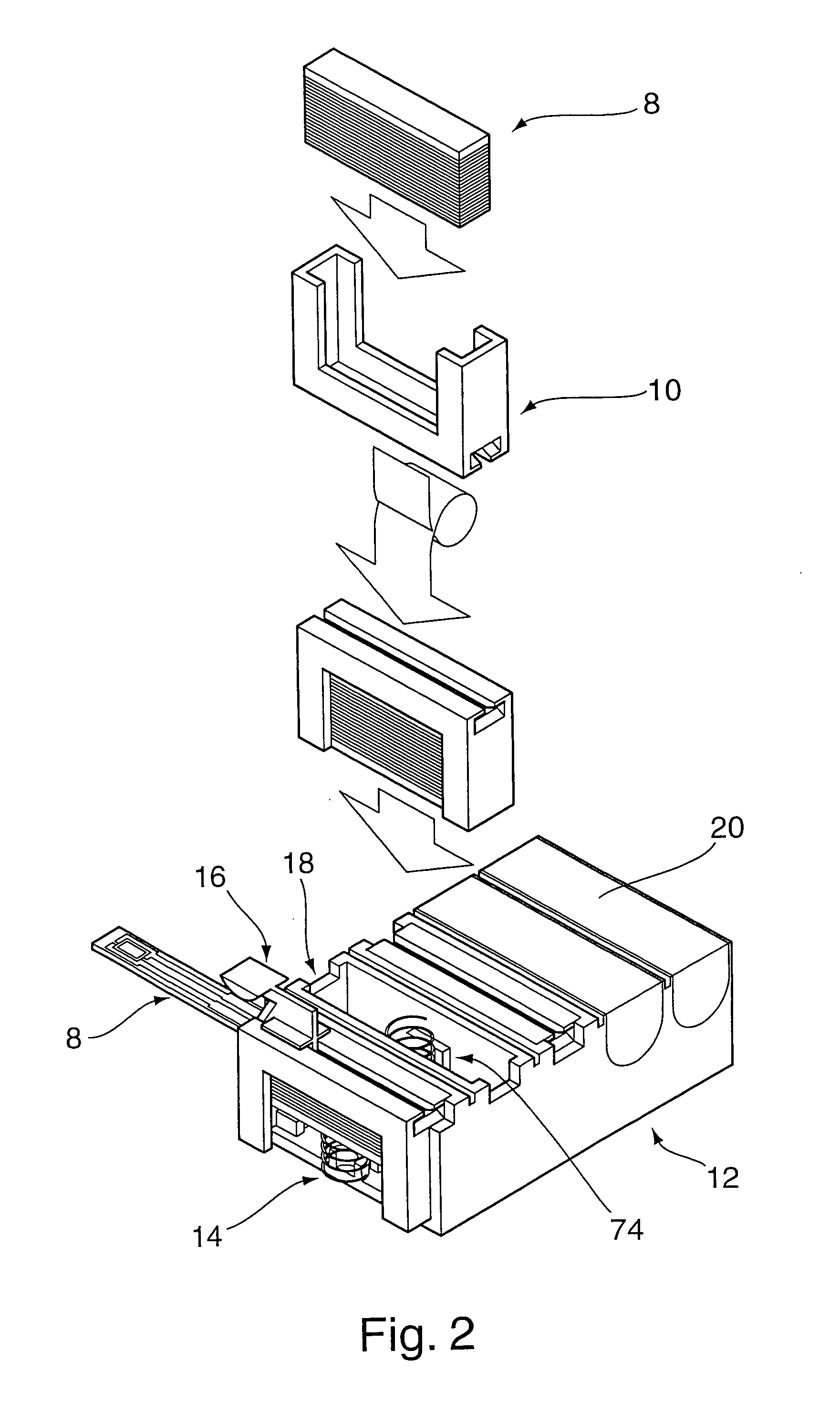 Test device for analyzing blood glucose or other analytes in bodily fluids