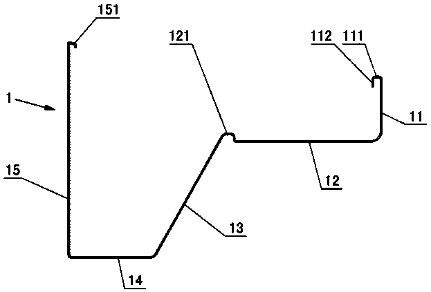 Processing method of steel member of clamshell type steel-wood desk