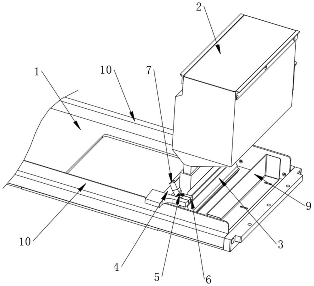 Powder spreading device and additive manufacturing device