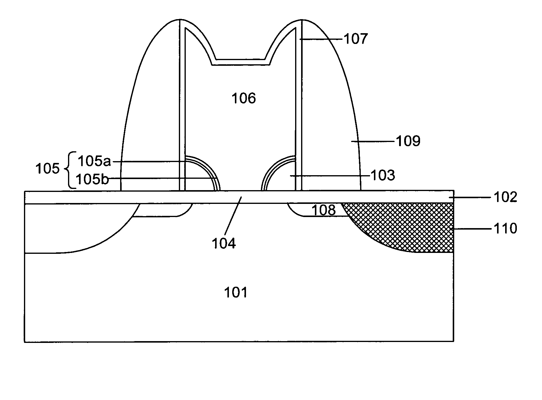 Non-volatile flash memory device