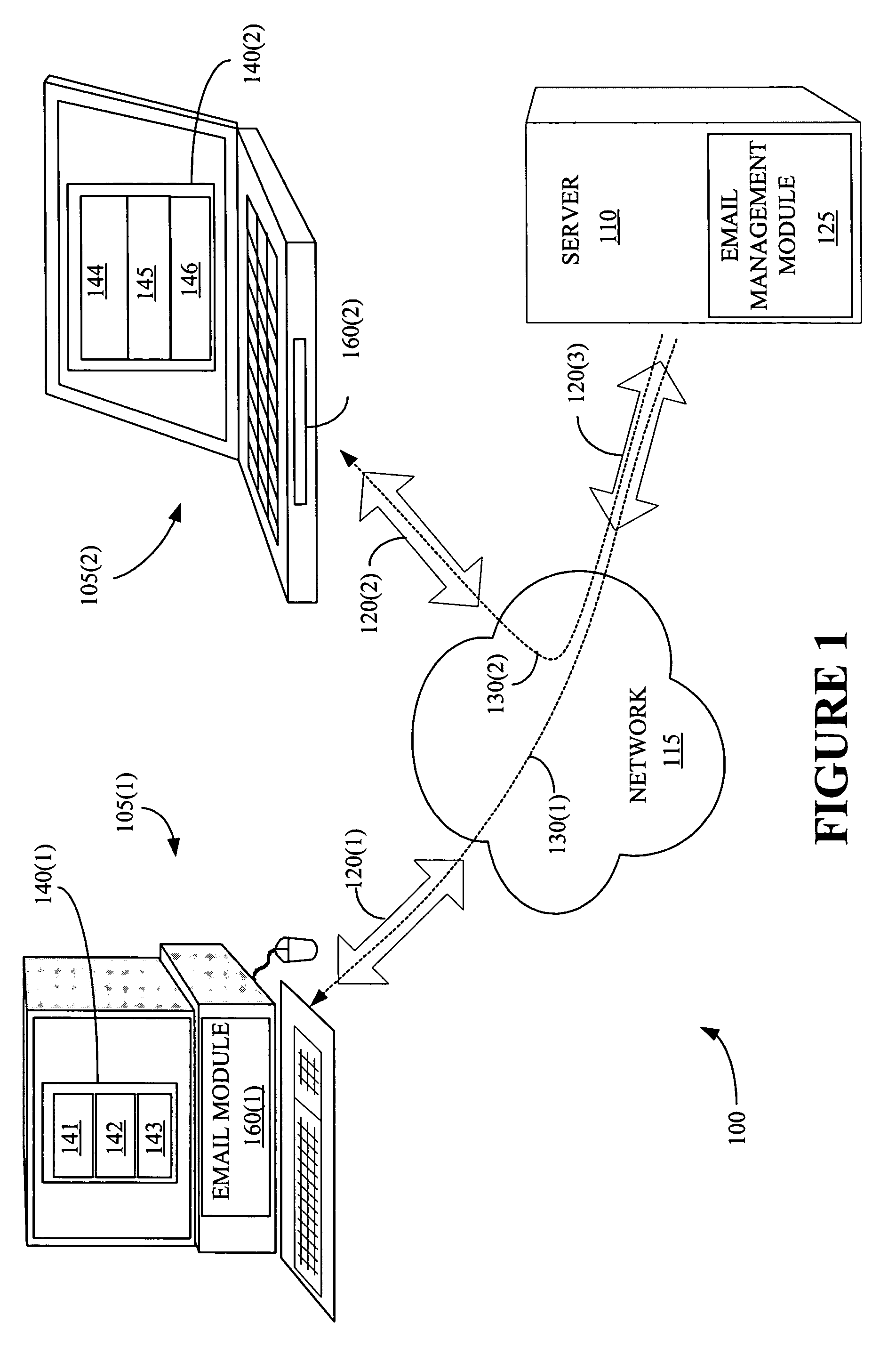 Providing a portion of an electronic mail message based upon a transfer rate, a message size, and a file format