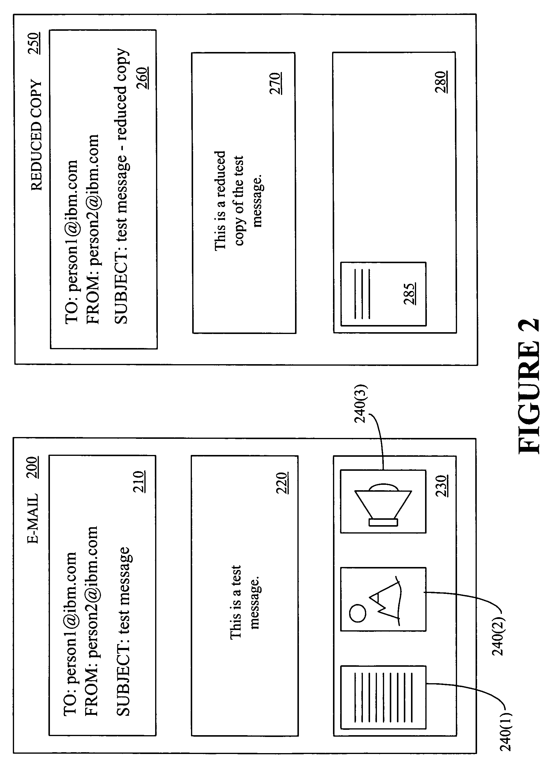 Providing a portion of an electronic mail message based upon a transfer rate, a message size, and a file format