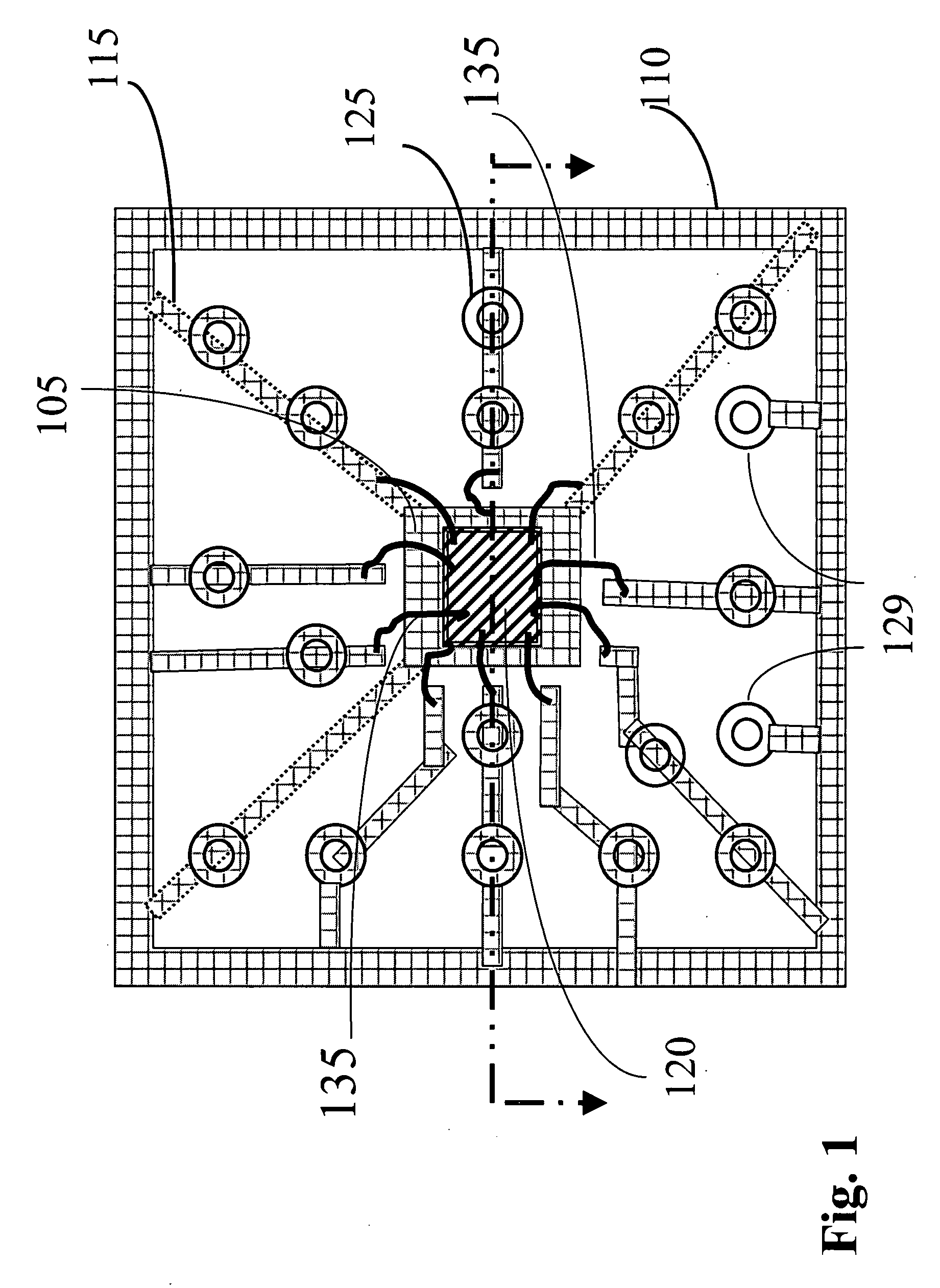 Package with solder-filled via holes in molding layers