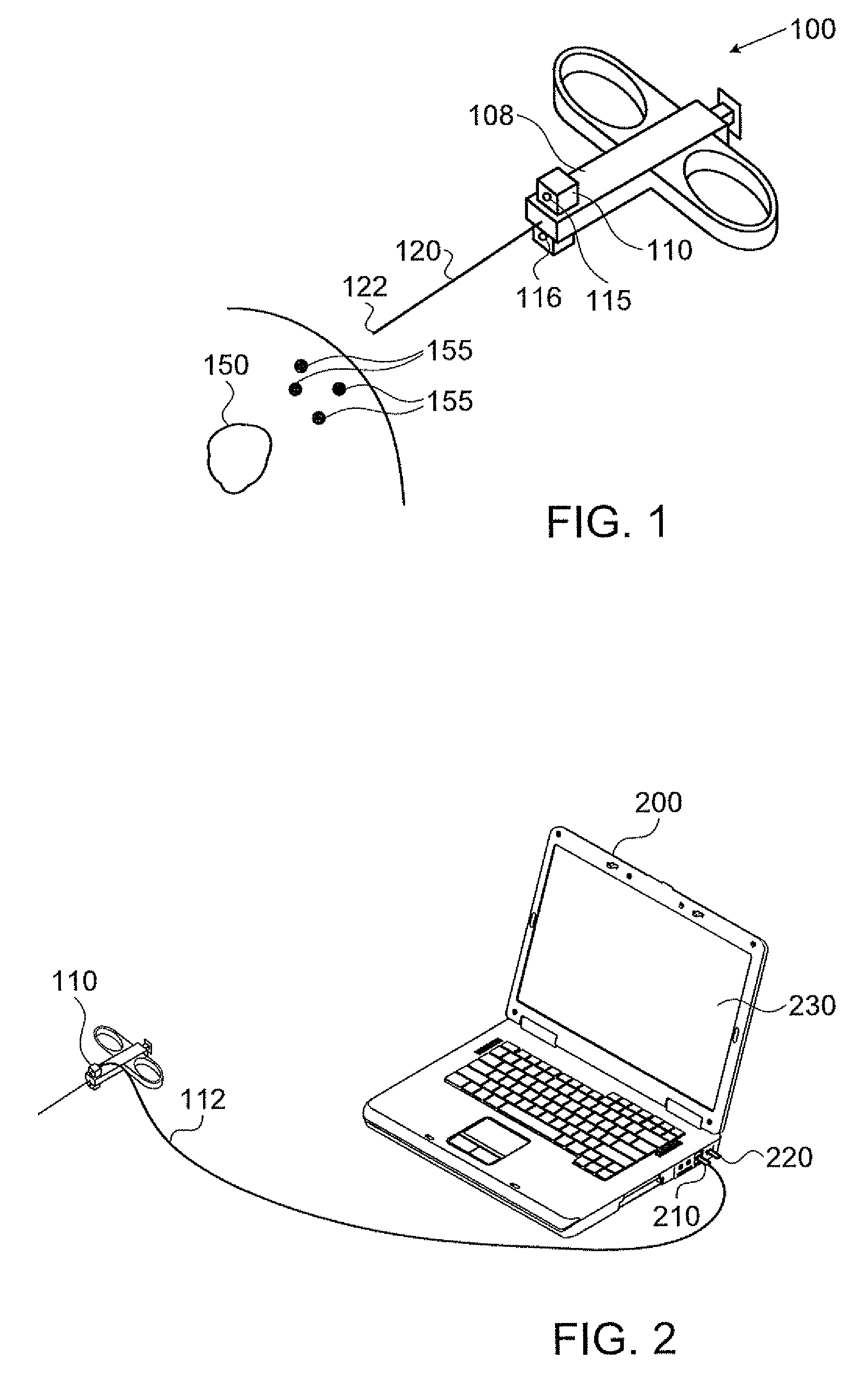 System and method for optical position measurement and guidance of a rigid or semi-flexible tool to a target