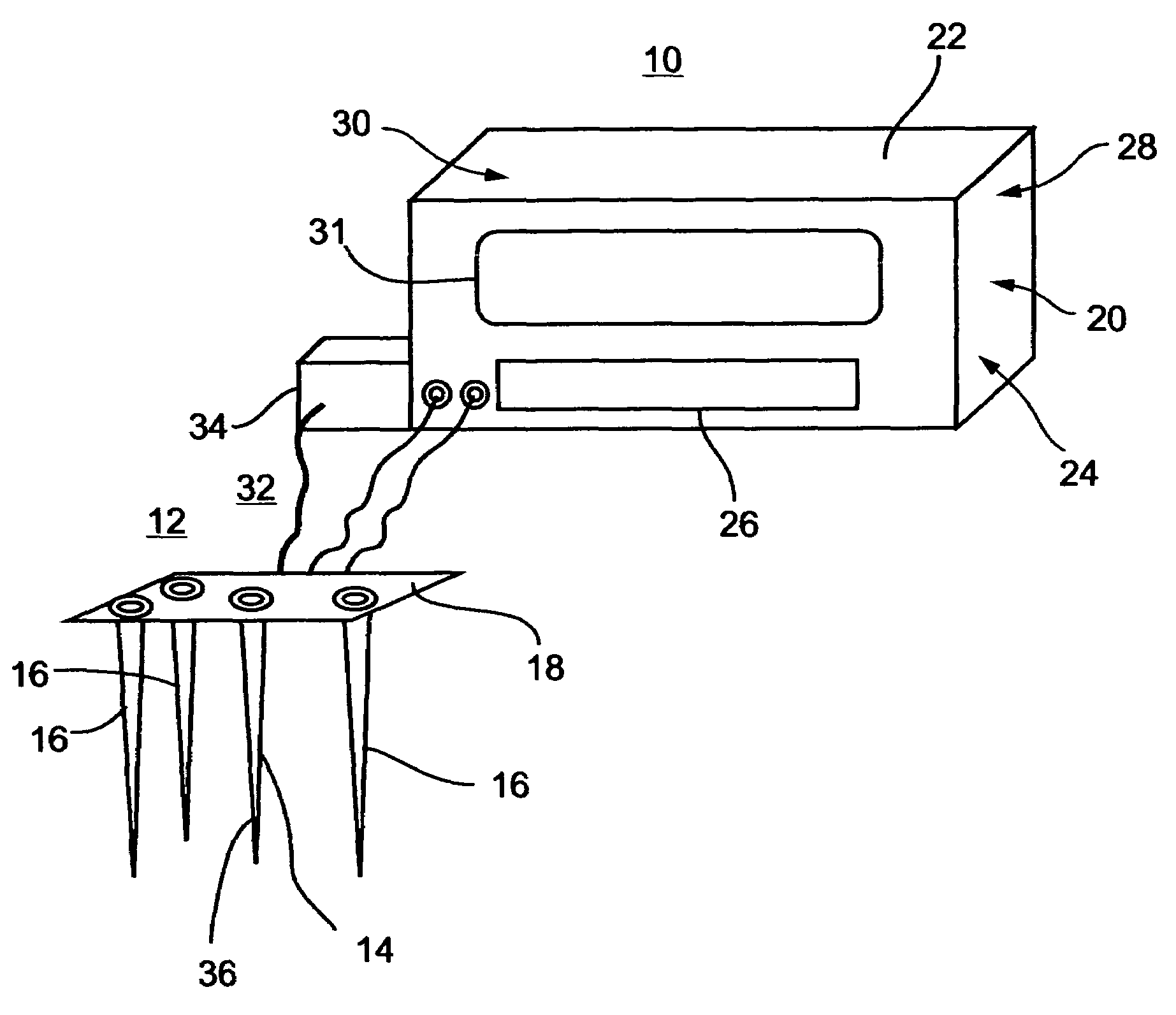 Method and apparatus for treating tumors using low strength electric fields