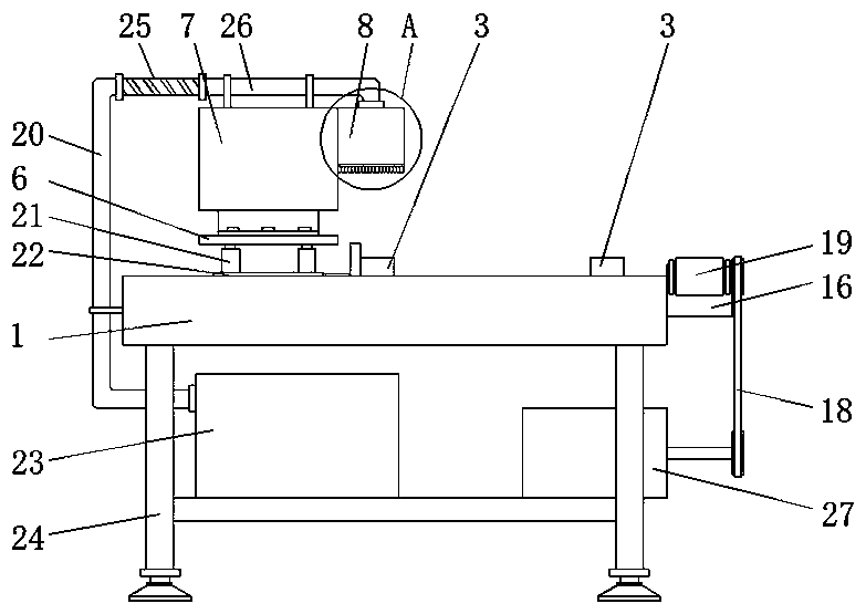 Efficient wood veneer trimming technology and trimming device