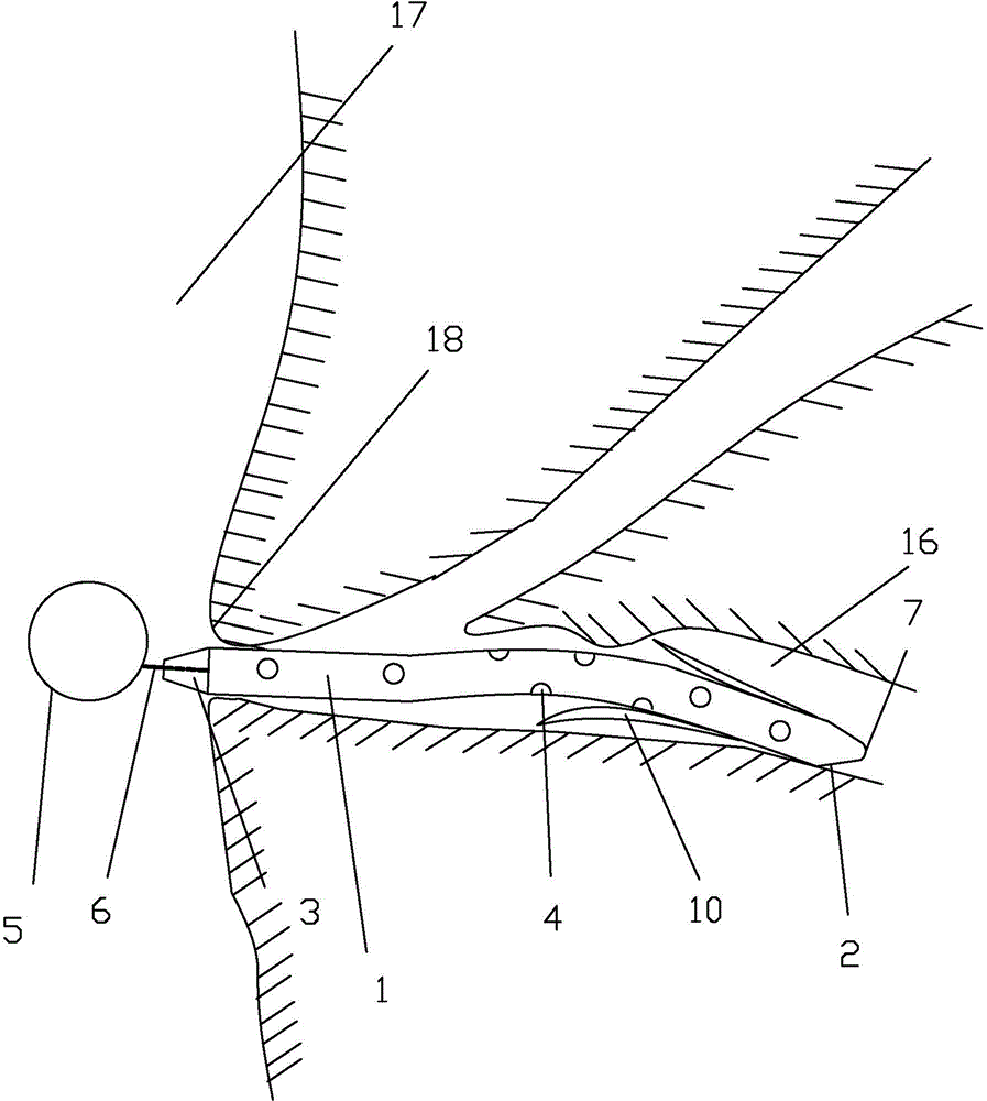 Pancreatic juice inner drainage tube and drainage tool