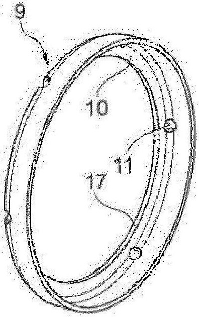 Assembly for securing the axial position of a sun gear of a planetary gearing stage on a rotor shaft of an electric machine, and use of such an assembly