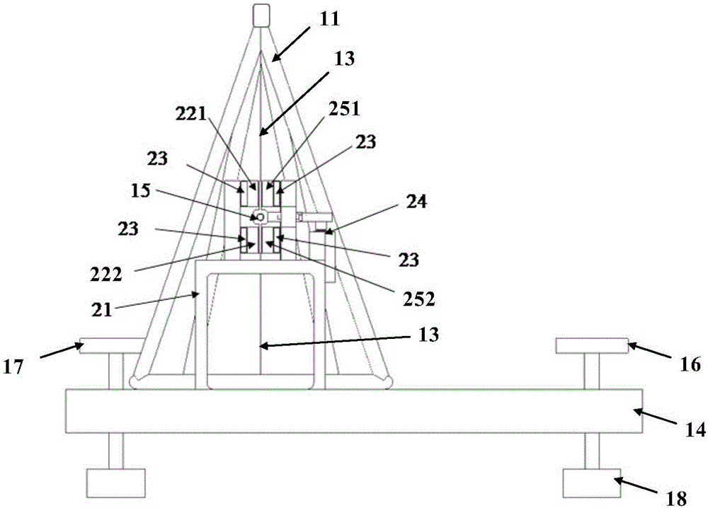 Crustal inclination measurement device and method adopting force balance feedback quartz horizontal pendulum