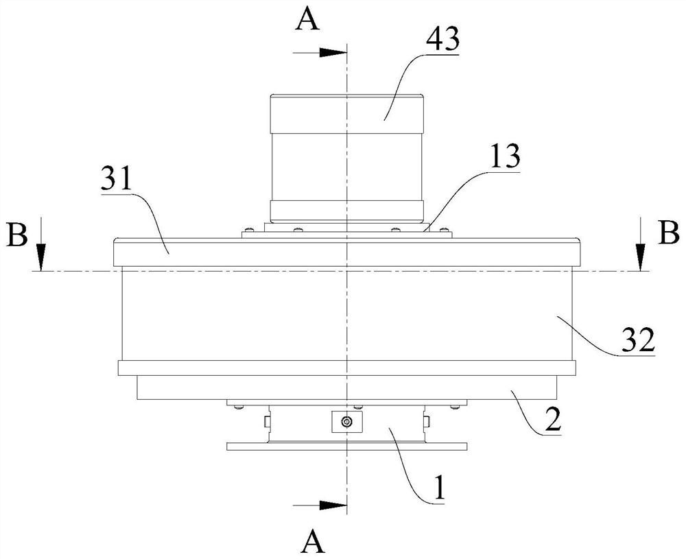 Vehicle-mounted visual acquisition assembly and centrifugal cleaning device thereof, and unmanned vehicle