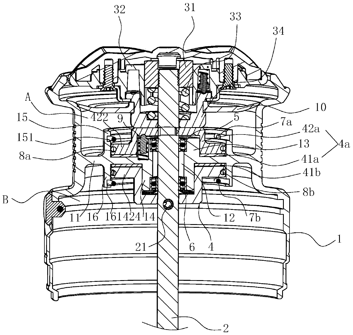 Novel line wheel structure