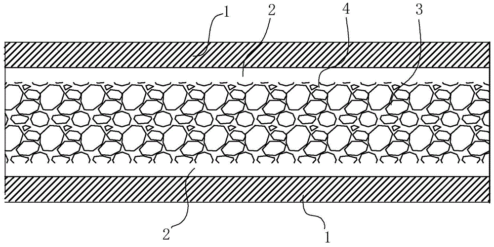 Shock-resistant energy-absorbing material and preparation method thereof