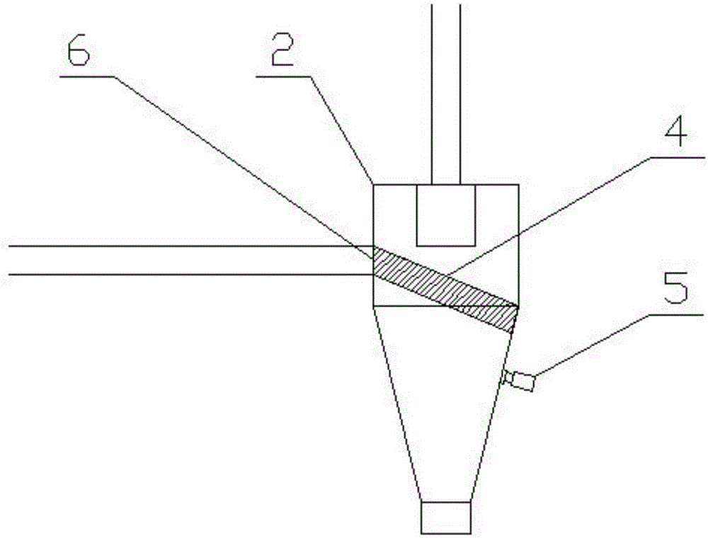 Simple improvement device for airflow mill filter