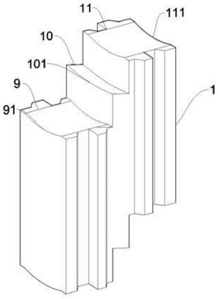 Fabricated external wallboard waterproof system and construction method thereof