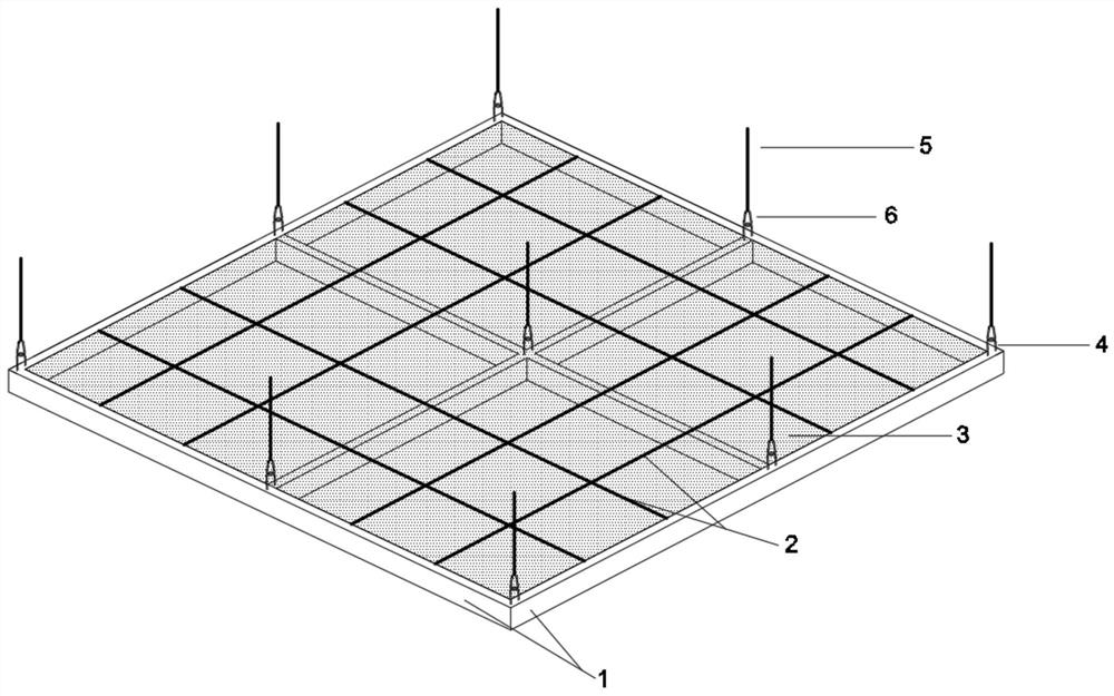 Swing device for suppressing large-amplitude vibration of large floating ocean structure